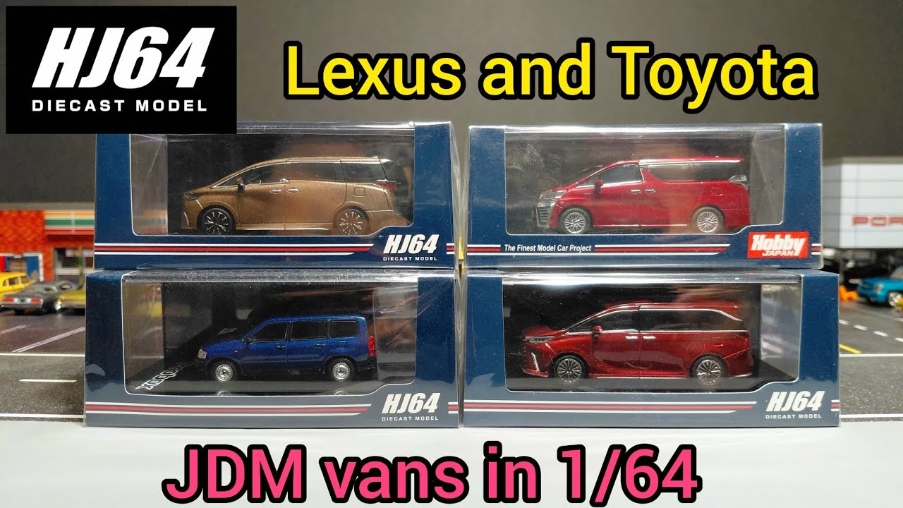 Давайте посмотрим на эти фургоны от Hobby Japan 64.