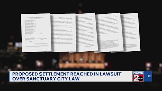 Proposed settlement reached in lawsuit over sanctuary city law