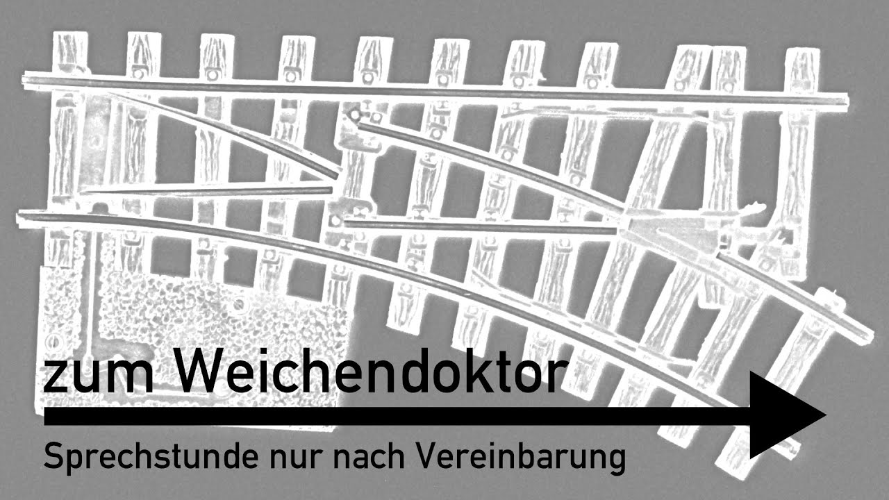 DIE SCHEISS LOK HÄNGT S C H O N   W I E D E R  !  kaputte LGB Weichen reparieren  CLX 14