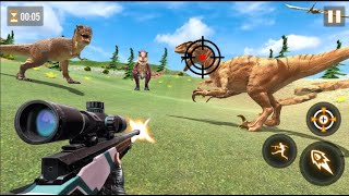 Jogos de Caça Dinossauros Simulador Android Gameplay - Dino Hunter Gameplay screenshot 3