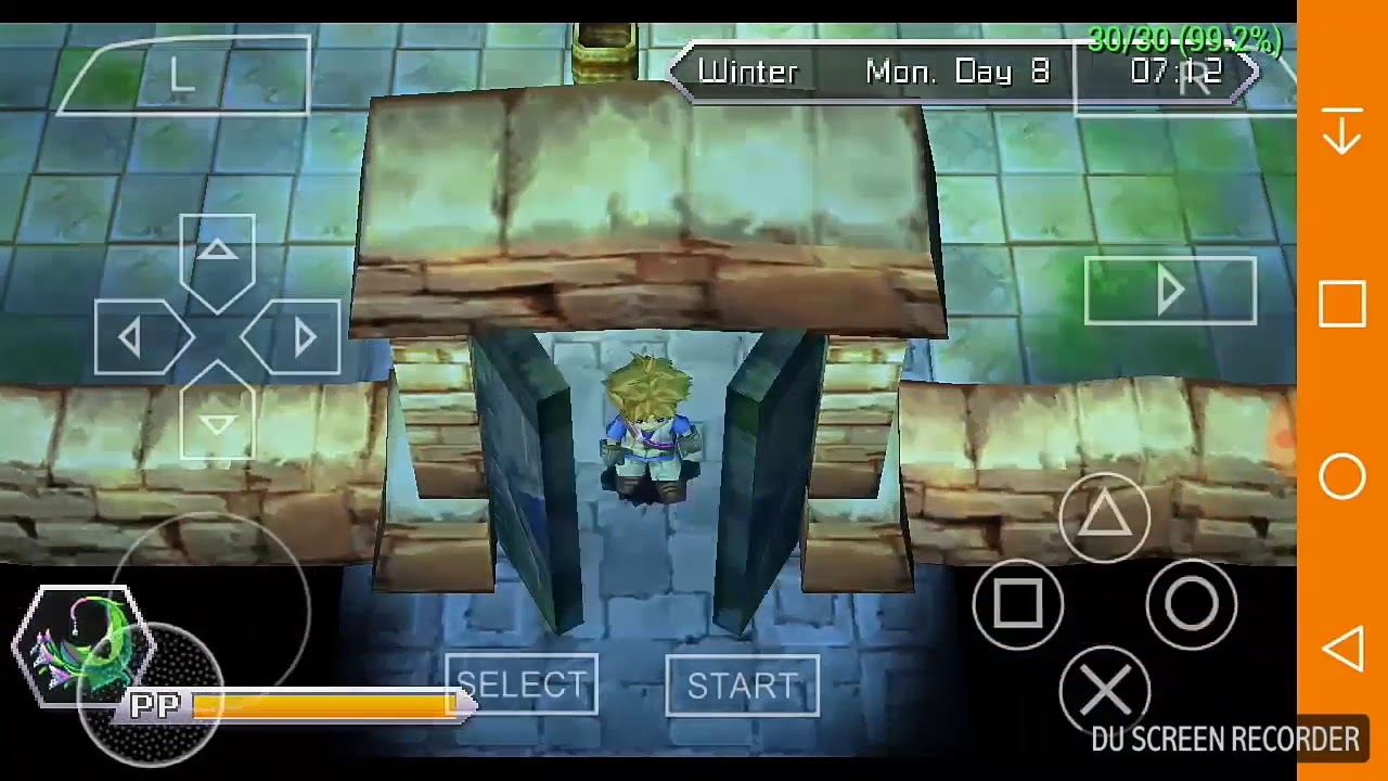 Harvest Moon Innocent Life - Unfreeze the farmland in winter