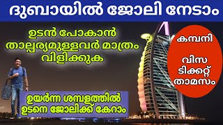 Dubai job vacancy 2026 | UAE jobs Malayalam| Gulf jobs Malayalam | Dubai jobs| Today gulf jobs