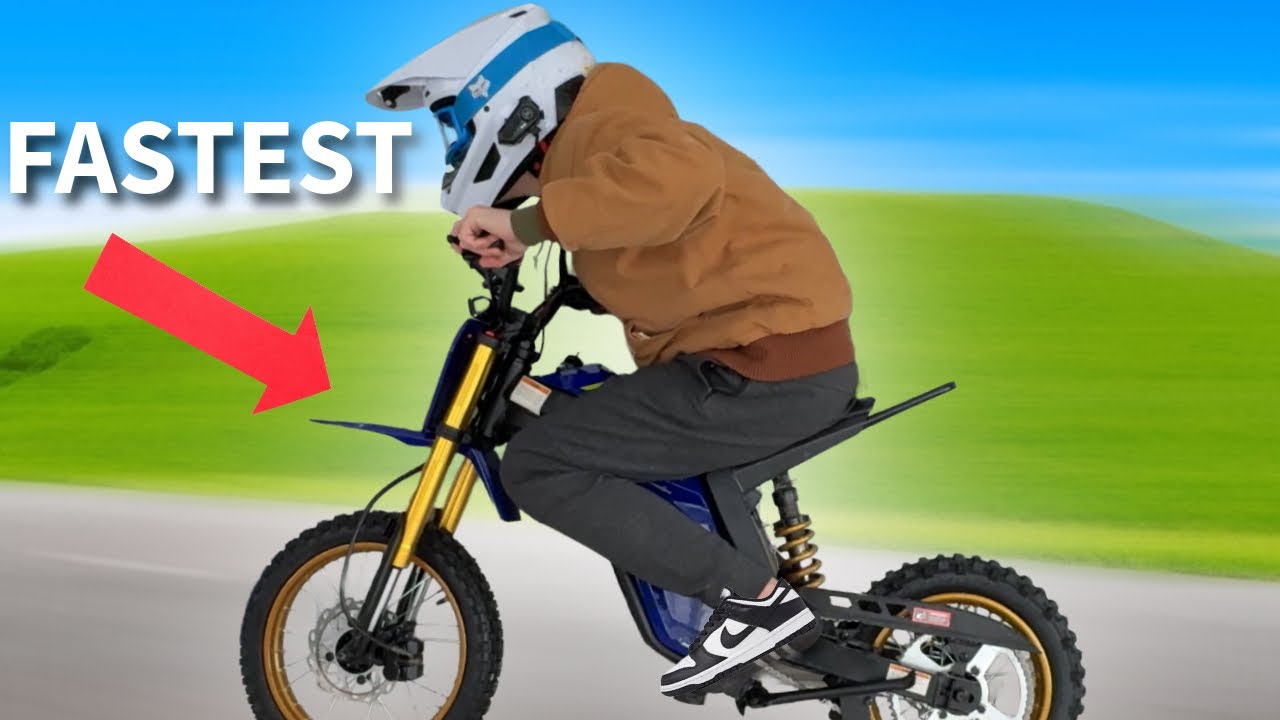 У меня самый быстрый мини-мотоцикл…