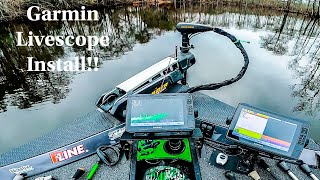 SIMPLE WAY To Install FORWARD FACING SONAR On an ALUMINUM BASS BOAT!! || Ranger RT188 Livescope