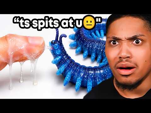 Bro Got a PET ALIEN WORM😐