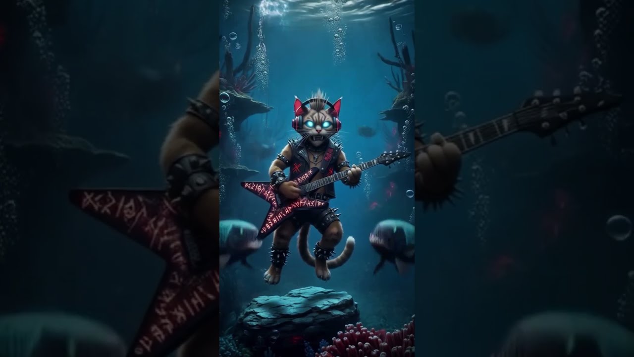 Metal Bird Shreds Guitar in Space for Alien Mosh Pit 🤘🛸