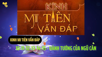 10 - 15. Hành tướng của Ngũ Căn | Kinh Mi Tiên Vấn Đáp