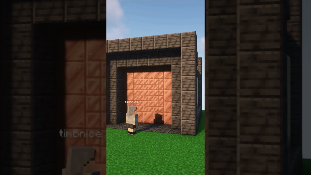 Mumbo Jumbo's Piston Door Minecraft Redstone Tutorial YouTube