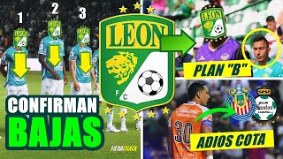 ✅ PLAN B del CLUB LEÓN ⚽Más BAJAS CONFIRMADAS ⚽ COTA a CHIVAS?  LUIS AMARILLA  Noticias CLUB LEÓN