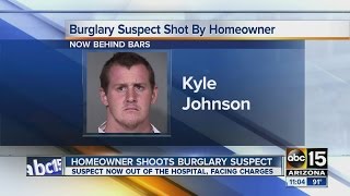 Homeowner shoots burglary suspect in Phoenix