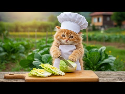 Let's make delicious Chinese food🏯🀄🇨🇳Cat Kitchen & cooking