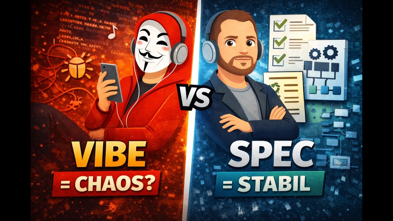 Vibe Coding vs Spec-Driven: So bleibt dein Code stabil - Folge 25 - YouTube