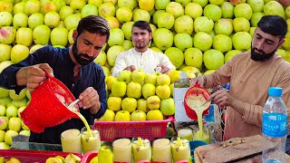 Apple Shake | HEALTHY JUICE RECIPES | Road side Street Food | Afghanistan Street food