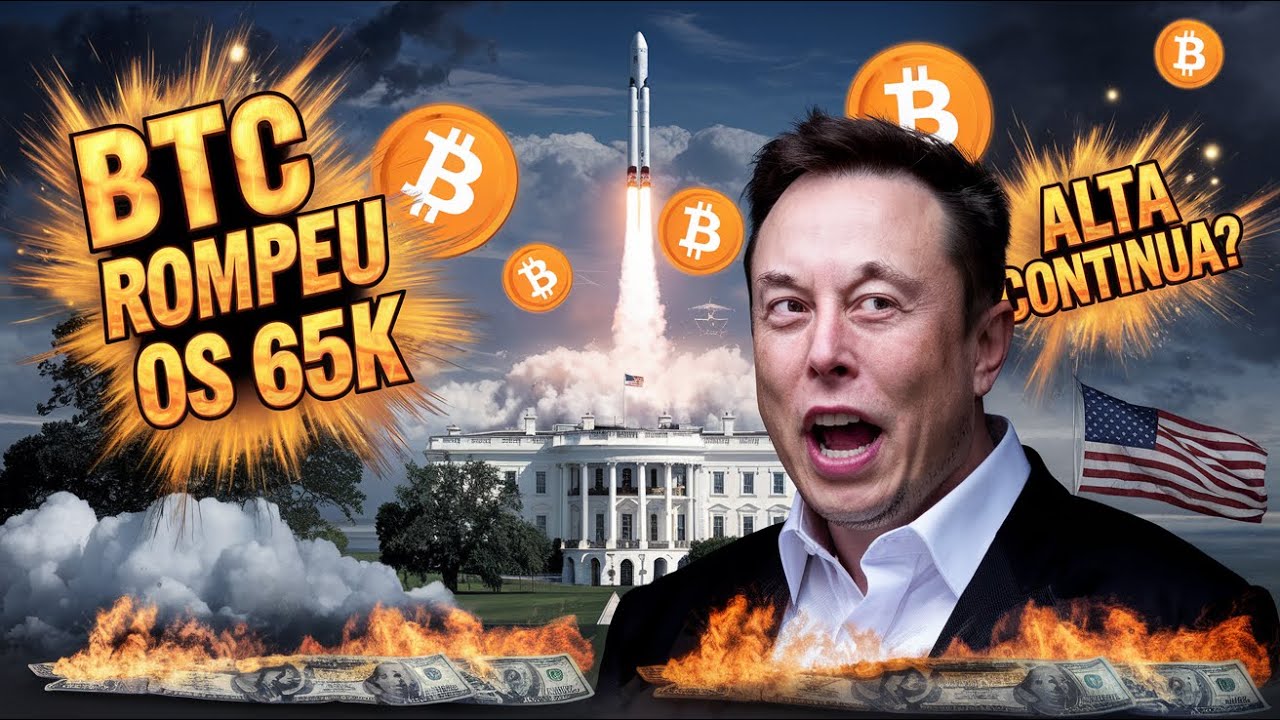 BITCOIN ROMPEU OS 65K E AGORA A ALTA VAI CONTINUAR? - YouTube