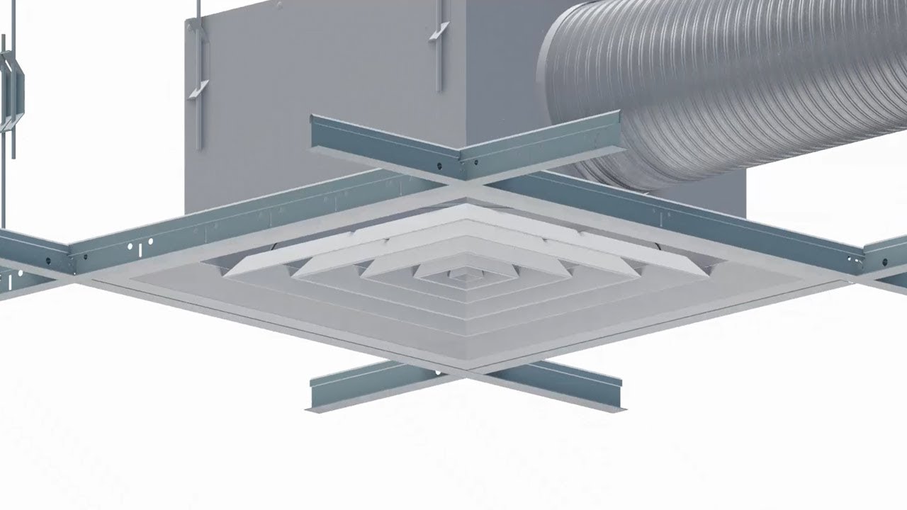 Integration of modular HVAC systems into suspended ceilings YouTube