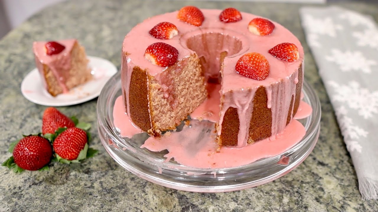 Strawberry Skillet Pound Cake - Bake from Scratch