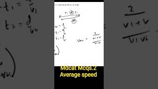 Average Speed MCQ #2 | MDCAT Physics Quiz