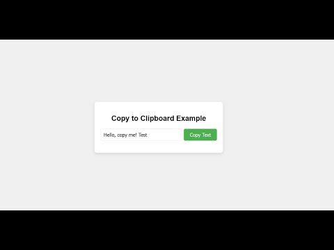 Copy to Clipboard Feature with HTML, CSS, and JavaScript | Step-by-Step Guide