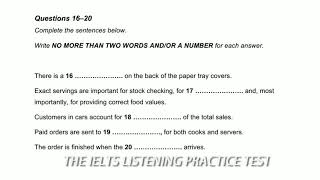 Road To IELTS Listening Test 6 Section 2 (British Council) with subtitles & answers