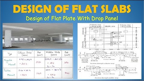 Design of Flat Slab with Drop Panel | Hindi | Type-2 | Design of Concrete Structures |