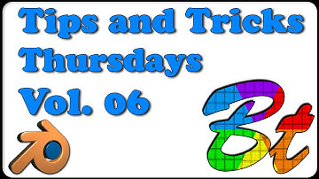 Tips and Tricks Thursdays Vol 6 - Blender Tutorial 2.72 / 2.73 beta