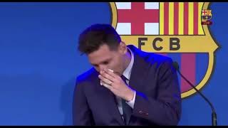 Messi's Press conference and his farewell Departure with his Teammates while he cries as well