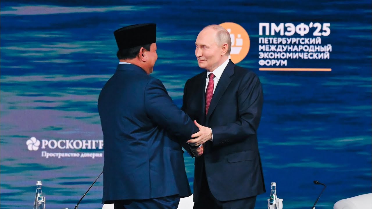 LIVE: Presiden Prabowo Hadiri SPIEF‘25 Sebagai Tamu Kehormatan, St. Petersburg, 20 Juni 2025