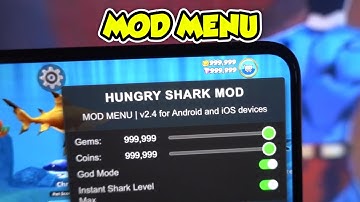Hungry Shark World Hack Unlimited Gems and Coins iOS Android MOD 💎🦈🔥