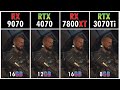 RX 9070 vs RTX 4070 vs RX 7800 XT vs RTX 3070 Ti - Performance in 20 Games