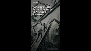 AI Coding Tools Drive 60% Surge in New App Releases #shorts