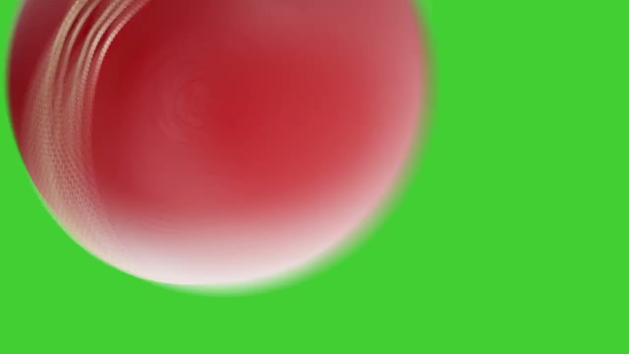 Cricket World Cup Ball Transition for Videos | FREE TO USE | HD | GREEN SCREEN