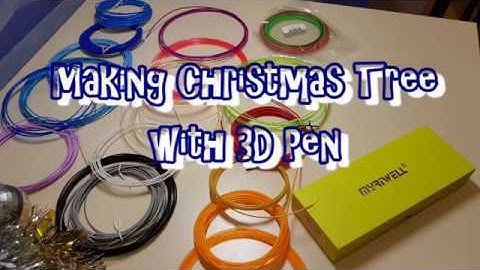 Making Christmas tree with 3D Pen