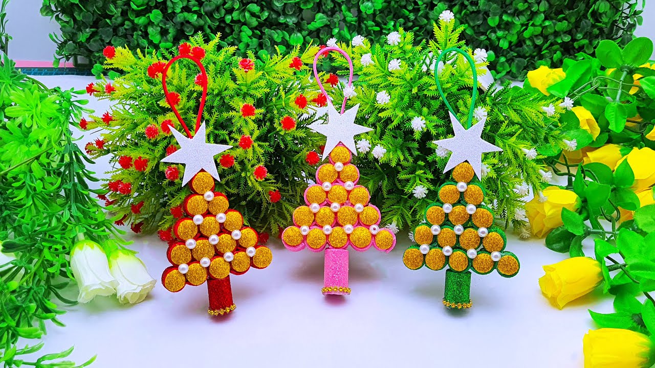 How To Make Christmas Tree Wall Hanging Christmas Tree Decoration