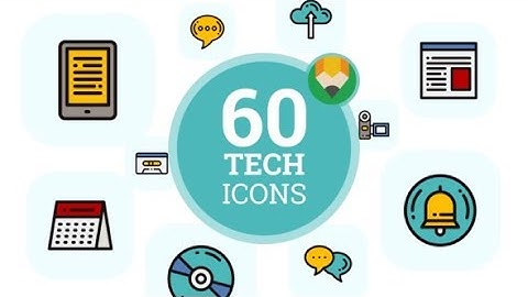Mobile Technology Internet Network Animation - Flat Icons and Elements by animated-icons #Videohive