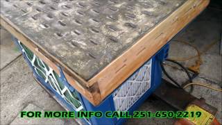 DENRAY Downdraft Sanding Table