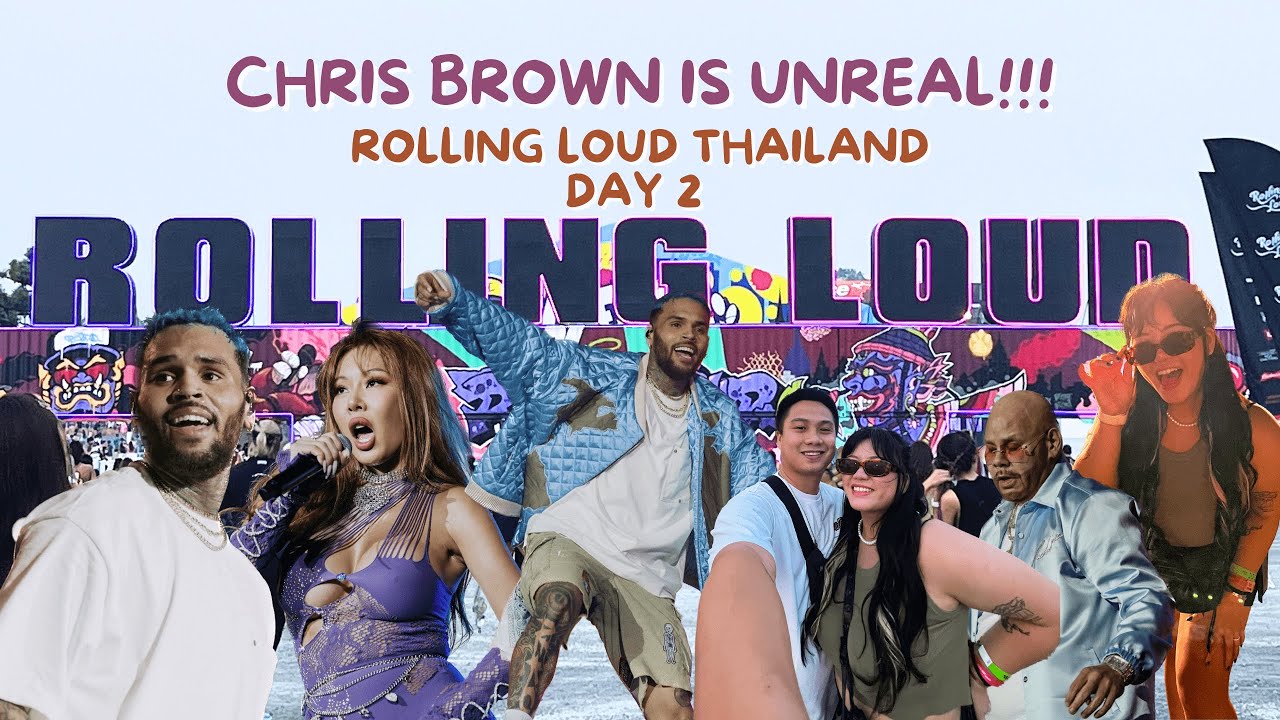 CHRIS BROWN IS SO HOT!! ROLLING LOUD THAILAND DAY 2 - YouTube