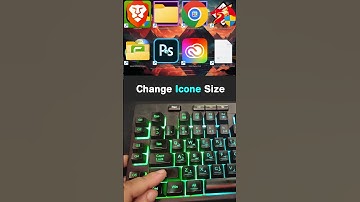 Change Icone Size on windows laptop! #Computer #KeyboardShortcuts #windows #tricks