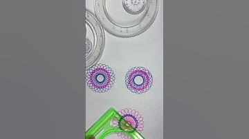 Creating Hypnotic Spirograph Designs: Mesmerizing Spiral Art in Action #spirographdesignpattern