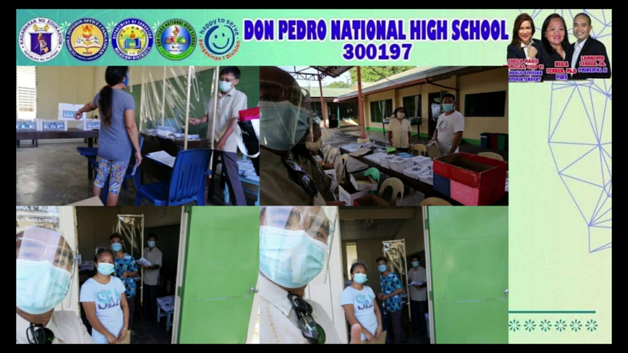 DON PEDRO NHS Retrieval of week 2 and Distribution of Self-Learning Modules week 3, November 3, 2020