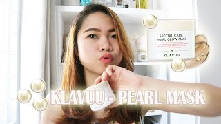 i gang udstrømning Overleve KLAVUU Pearl Glow Mask - Review ! - YouTube