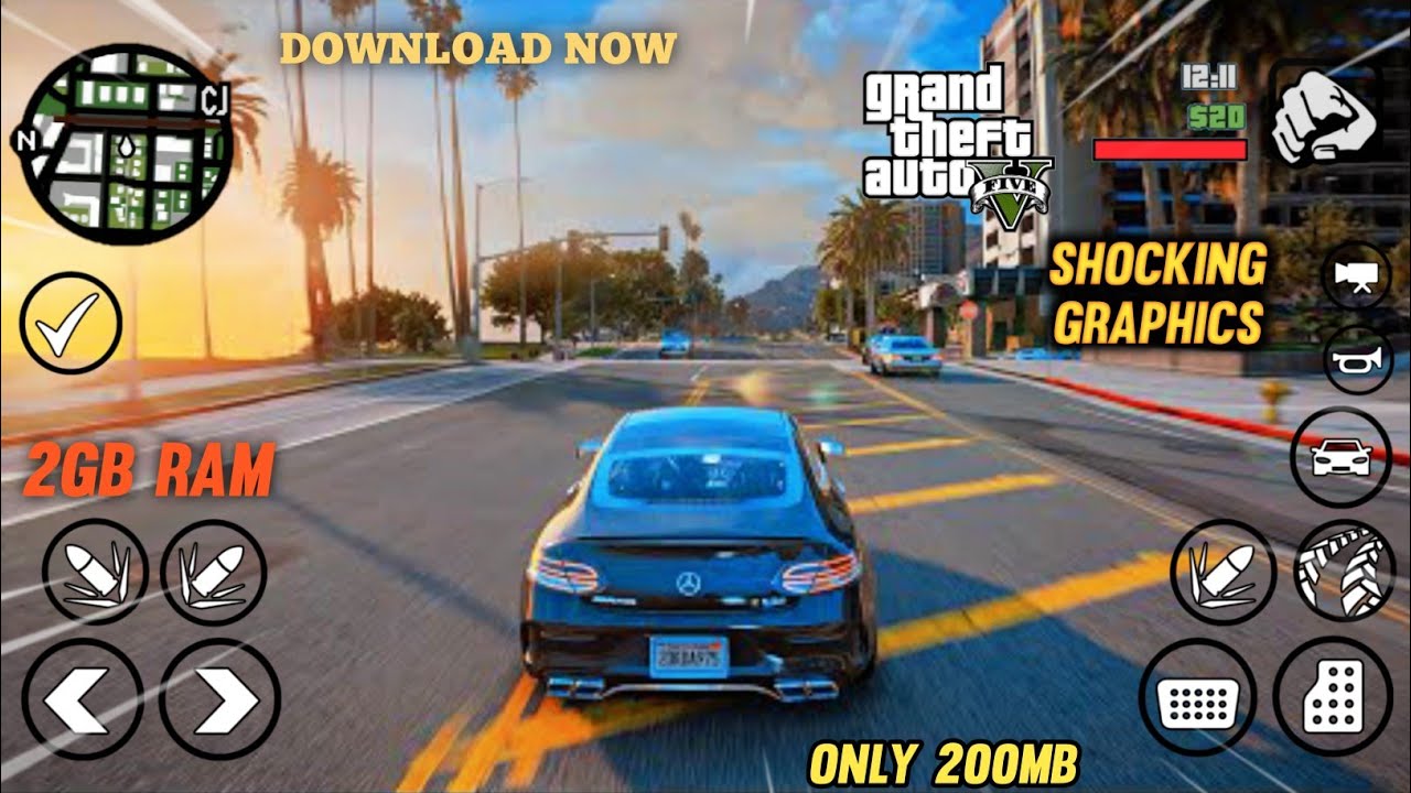 GTA SA High Graphics Modpack Apk+data, GTA 5 High Graphics in android