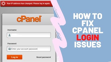 cPanel login Issues : How to fix cPanel Error "Your IP Address Has Changed" Problem