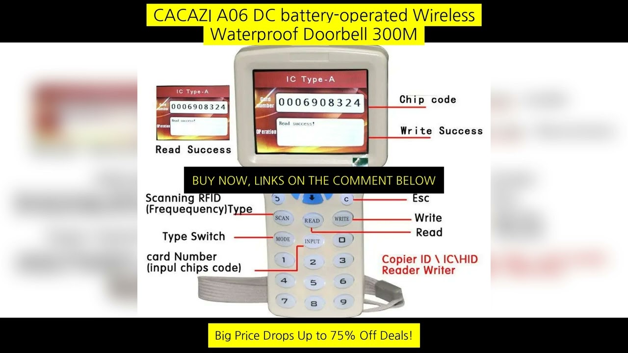 10 Frequency Nfc Smart Card Reader Writer Rfid Copier Duplicator 125Khz