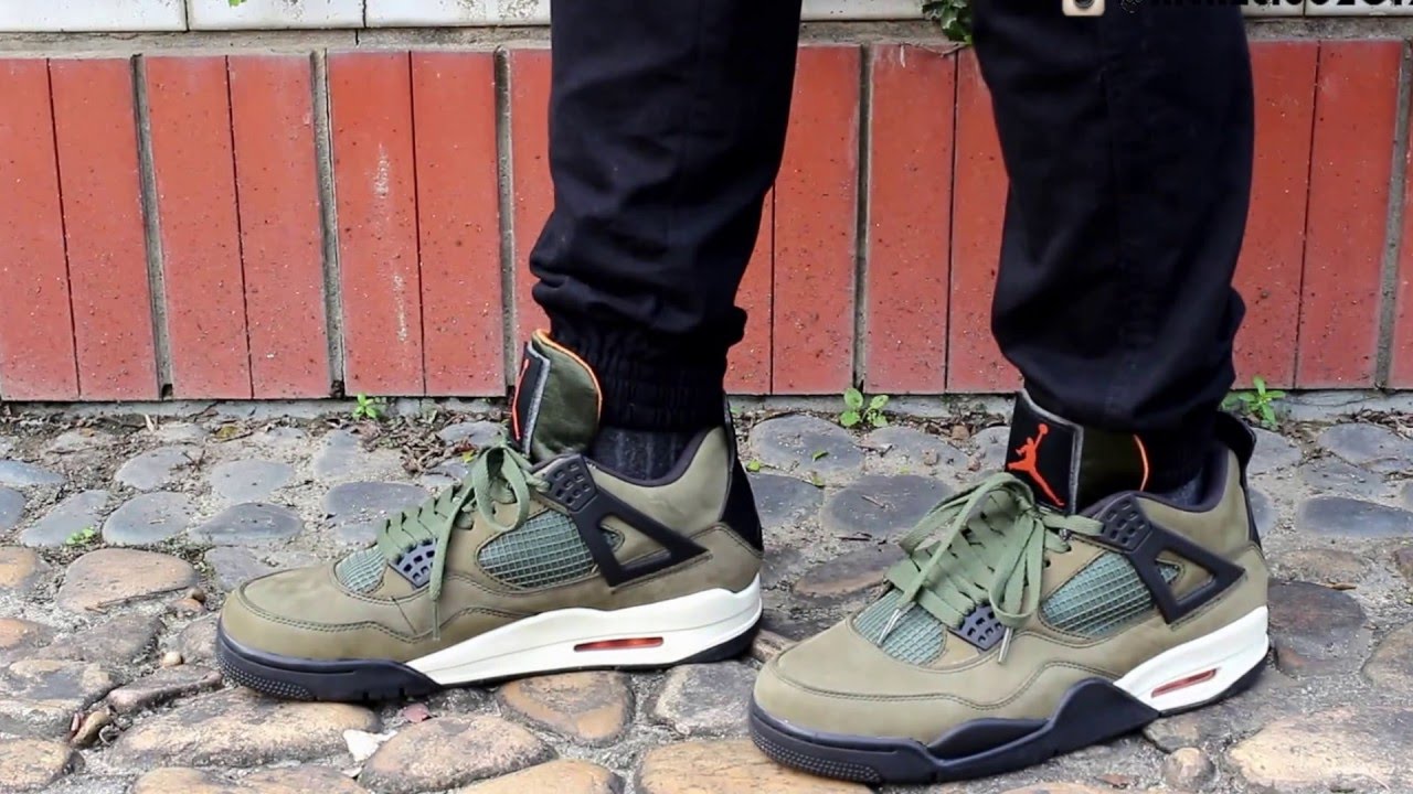 Air Jordan IV Undefeated on foot from 