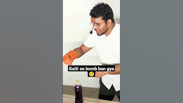 science experiment| galti se bomb bangya class m | #shorts #science #fip #sunnysir #funinpathshala