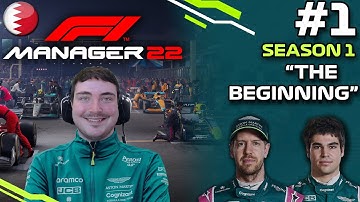 F1 MANAGER 22 | Aston Martin CAREER MODE #1 | THE BEGINNING | F1 Manager Road to Glory #f1manager22