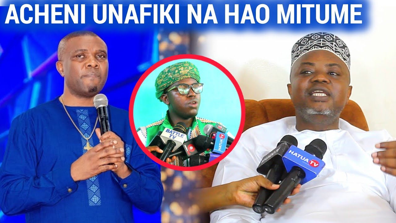 MTUME MWAMPOSA AWAVURUGA SHEIKH DIWAN & SHARIFU NI BALAA ZITO/ WAENDE KWA HAO MITUME WAO