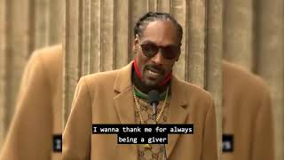 snoop dogg best #motivational speech -I wanna thank me for #believing in me - Snoop D-Thank himself
