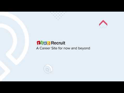 Setting up your career site - Zoho Recruit