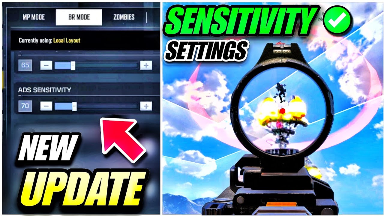 Sensitivity Codm Best SENSITIVITY SETTINGS + 3 New CHANGES In CODM - YouTube